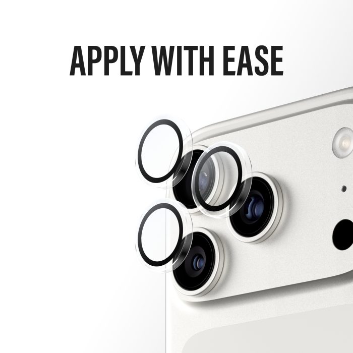 PanzerGlass® Hoops® Transparent Camera Lens Protector iPhone 17 Pro | iPhone 17 Pro Max | iPhone 16 Pro | 16 Pro Max – Mobit.gr