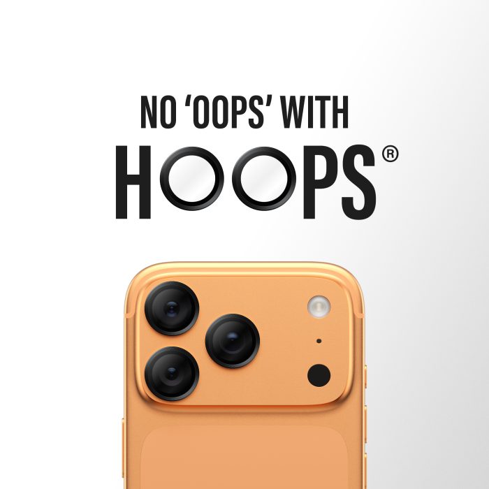 PanzerGlass® Hoops® Black Camera Lens Protector iPhone 17 Pro | iPhone 17 Pro Max | iPhone 16 Pro | 16 Pro Max – Mobit.gr