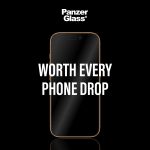 PanzerGlass® Stealth Screen Protector w. Black Frame iPhone 17 | iPhone 16 Pro | Ultra-Wide Fit w. Fastfit in-a-box – Mobit.gr