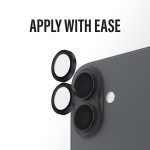 PanzerGlass® Hoops® Black Camera Lens Protector iPhone 17 | iPhone 16 | 16 Plus – Mobit.gr