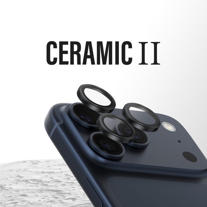 PanzerGlass® Hoops® Ceramic II Camera Lens Protector iPhone 17 Pro | iPhone 17 Pro Max | iPhone 16 Pro | 16 Pro Max – Mobit.gr