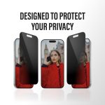 PanzerGlass® 2-Way Privacy Screen Protector iPhone 17 | iPhone 16 Pro | Ultra-Wide Fit w. EasyAligner – Mobit.gr