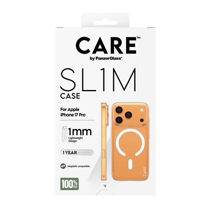 CARE by PanzerGlass SL1M Case Transparent iPhone 17 Pro – Mobit.gr