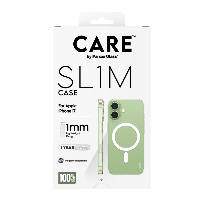 CARE by PanzerGlass SL1M Case Transparent iPhone 17 – Mobit.gr