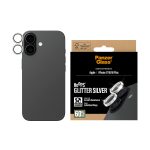 PanzerGlass® Hoops® Glitter Silver Camera Lens Protector iPhone 17 | iPhone 16 | 16 Plus – Mobit.gr