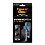 PanzerGlass Privacy Screen Protector w. Black Frame iPhone 17 Pro Max | Ultra-Wide Fit w. Fastfit in-a-box – Mobit.gr