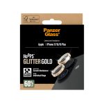 PanzerGlass® Hoops® Glitter Gold Camera Lens Protector iPhone 17 | iPhone 16 | 16 Plus – Mobit.gr