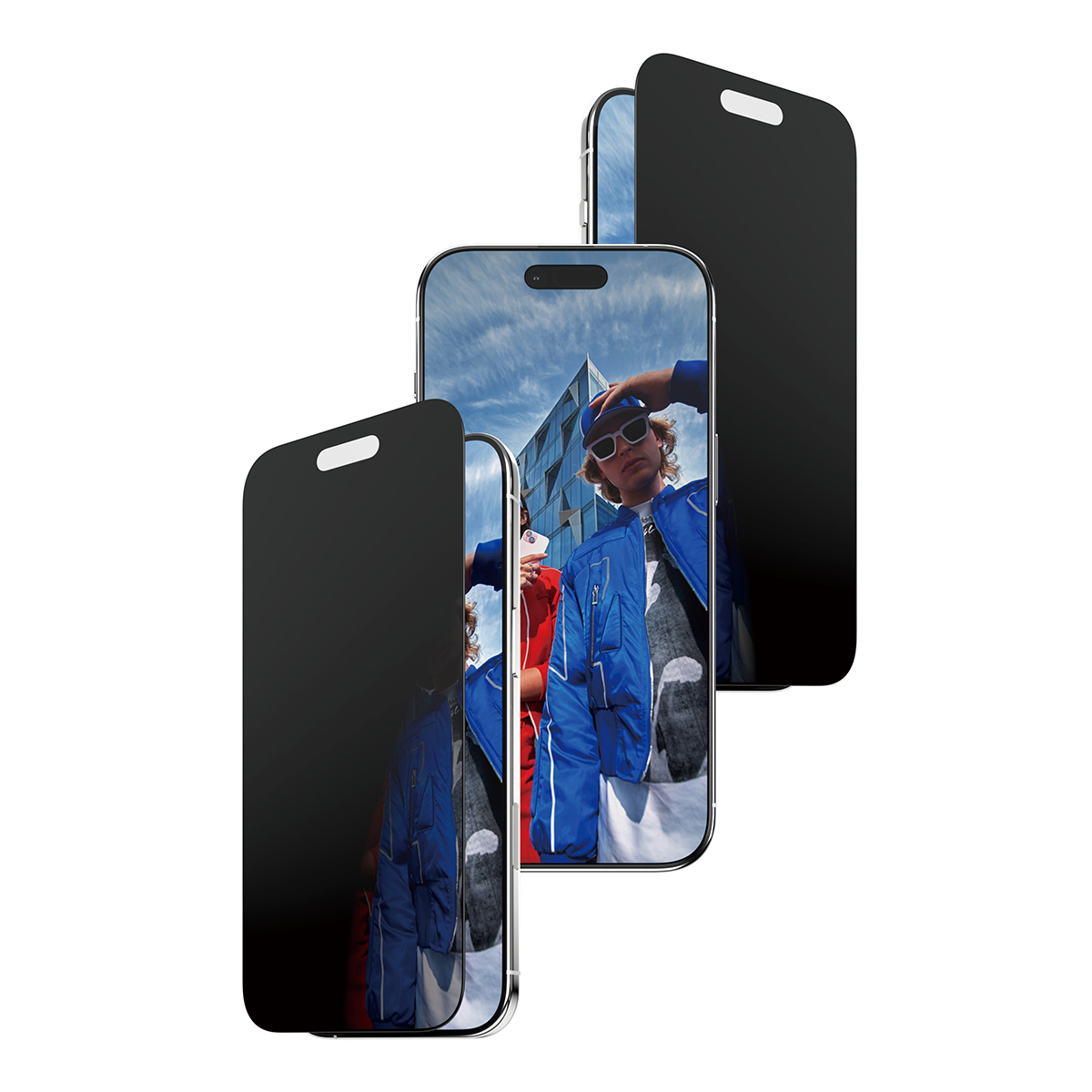 pg53680_01 PanzerGlass Privacy Screen Protector w. Black Frame iPhone 17 Air | Ultra-Wide Fit w. Fastfit in-a-box – Mobit.gr