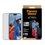 PanzerGlass® 2-Way Privacy Screen Protector iPhone 17 Air | Ultra-Wide Fit w. EasyAligner – Mobit.gr