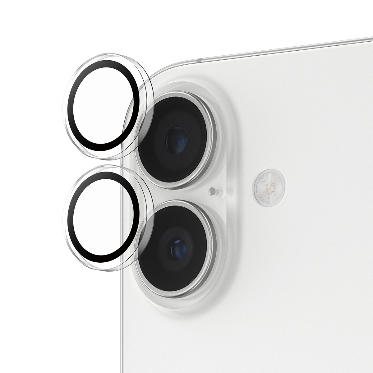 pg75123_01 PanzerGlass® Hoops® Transparent Camera Lens Protector iPhone 17 | iPhone 16 | 16 Plus – Mobit.gr