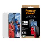 PanzerGlass® 2-Way Privacy Screen Protector iPhone 17 Pro Max | Ultra-Wide Fit w. EasyAligner – Mobit.gr
