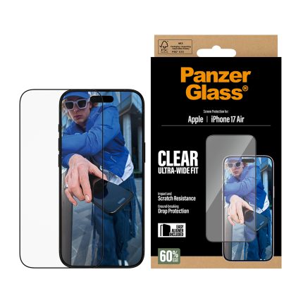 PanzerGlass® Screen Protector iPhone 17 Air | Ultra-Wide Fit w. Easy Aligner – Mobit.gr
