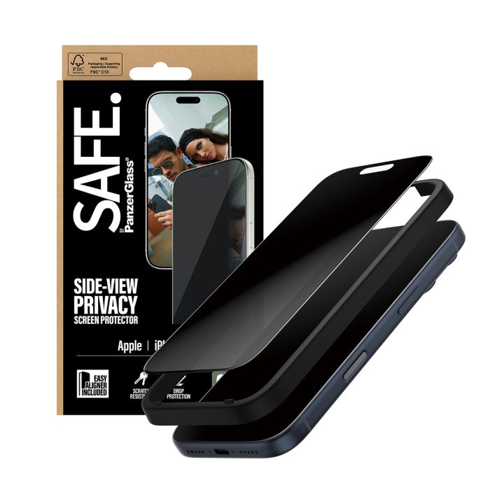 SAFE. by PanzerGlass® Privacy Screen Protector iPhone 17 Pro | Ultra-Wide Fit w. Easy Aligner – Mobit.gr