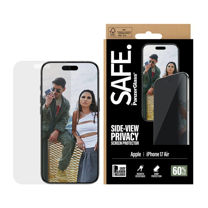SAFE. by PanzerGlass® Privacy Screen Protector iPhone 17 Air | Ultra-Wide Fit w. Easy Aligner – Mobit.gr