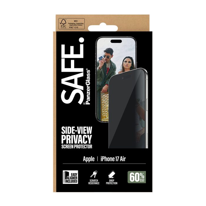 SAFE. by PanzerGlass® Privacy Screen Protector iPhone 17 Air | Ultra-Wide Fit w. Easy Aligner – Mobit.gr