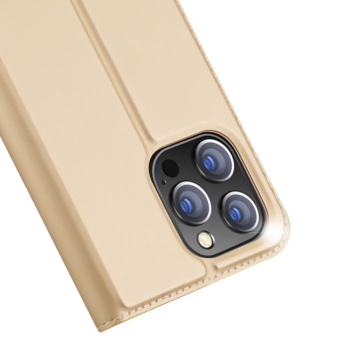 Dux Ducis Skin Pro Holster Flip Cover for iPhone 14 Pro Max gold – Mobit.gr