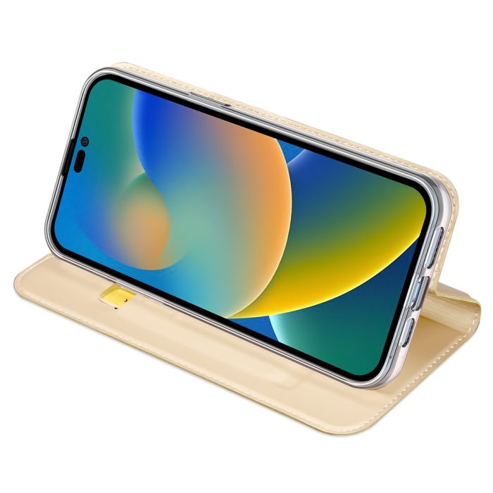 Dux Ducis Skin Pro Holster Flip Cover for iPhone 14 Pro Max gold – Mobit.gr
