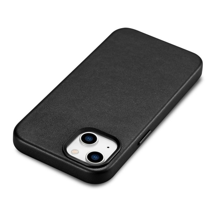 iCarer Case Leather cover for iPhone 14 black (WMI14220705-BK) (MagSafe compatible) – Mobit.gr