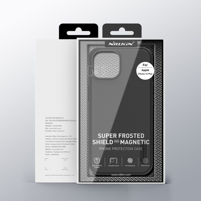 Nillkin Super Frosted Shield Pro Magnetic Case for iPhone 14 Plus with MagSafe magnetic black – Mobit.gr