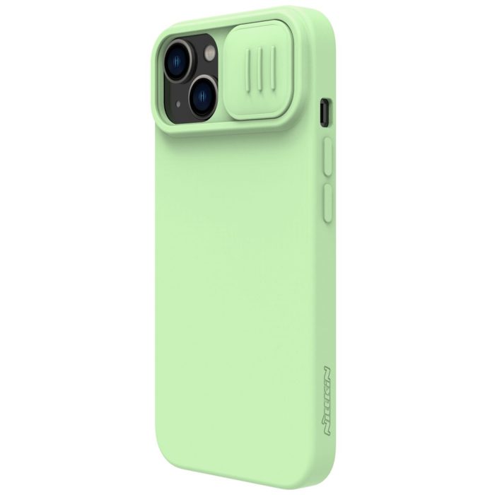 Nillkin CamShield Magnetic Silicone Case iPhone 14 Plus Magnetic MagSafe Cover with Camera Protector Green – Mobit.gr