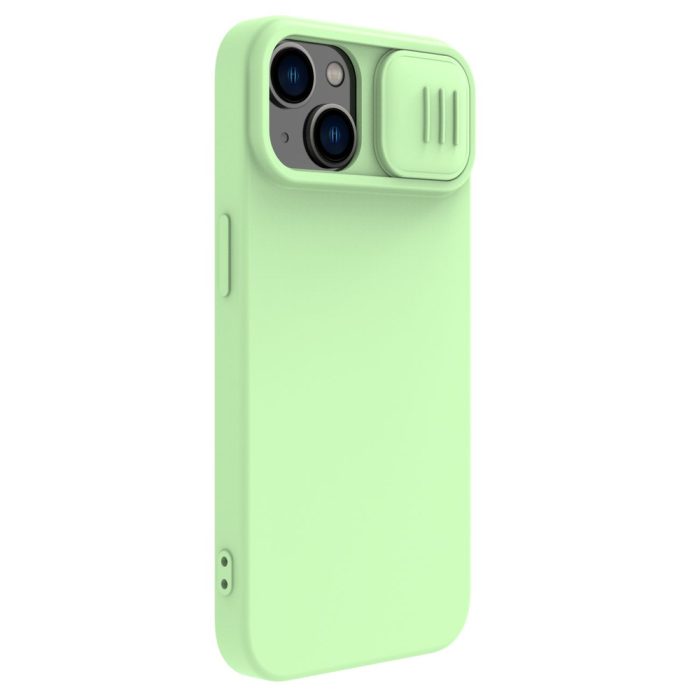 Nillkin CamShield Magnetic Silicone Case iPhone 14 Plus Magnetic MagSafe Cover with Camera Protector Green – Mobit.gr