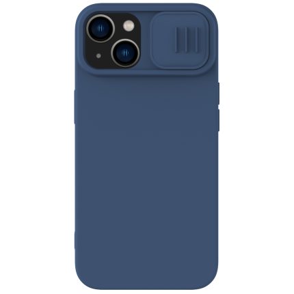 Nillkin CamShield Silky Silicone Case iPhone 14 case cover with camera cover blue – Mobit.gr