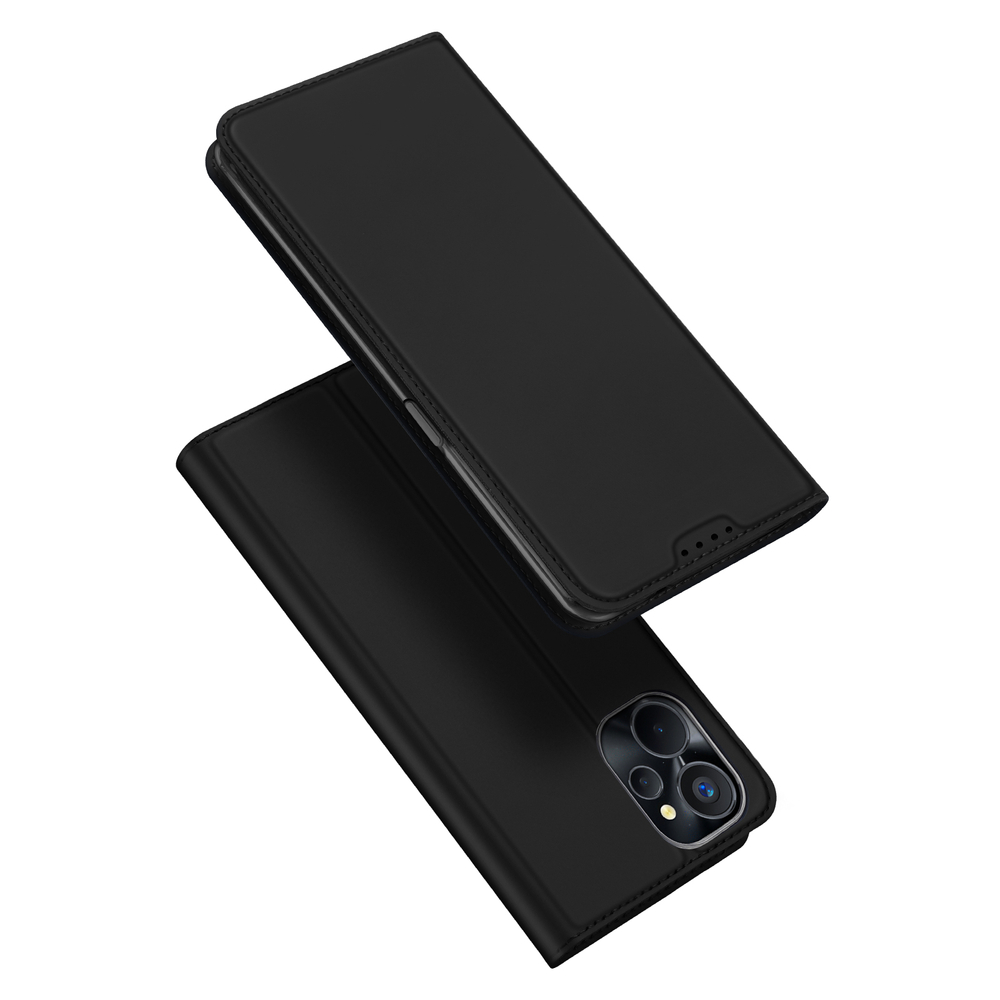 135994_1 Dux Ducis Skin Pro Case For Realme 10 5G / Realme 9i 5G Cover Flip Card Wallet Stand Black – Mobit.gr