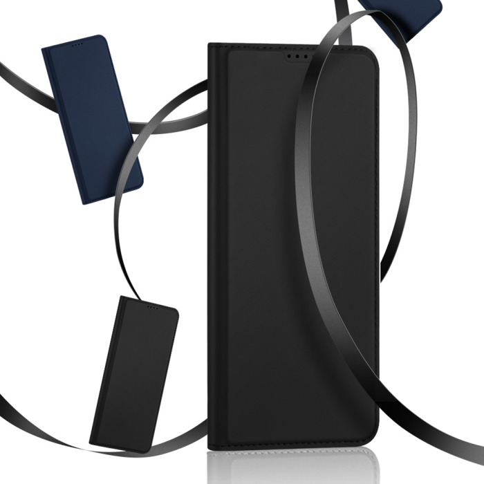 Dux Ducis Skin Pro Case For Realme 10 5G / Realme 9i 5G Cover Flip Card Wallet Stand Black – Mobit.gr