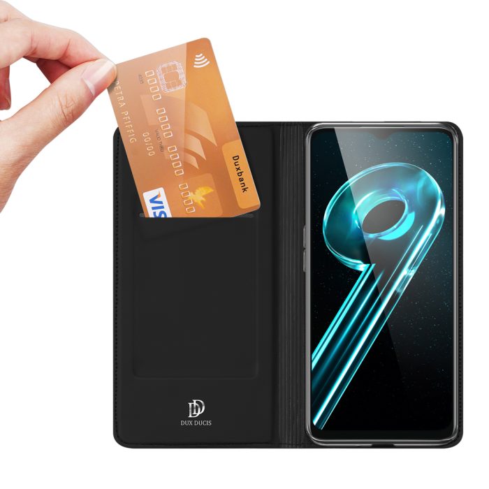 Dux Ducis Skin Pro Case For Realme 10 5G / Realme 9i 5G Cover Flip Card Wallet Stand Black – Mobit.gr
