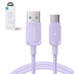 USB cable – USB C 3A 1.2m Joyroom S-AC027A14 – purple – Mobit.gr