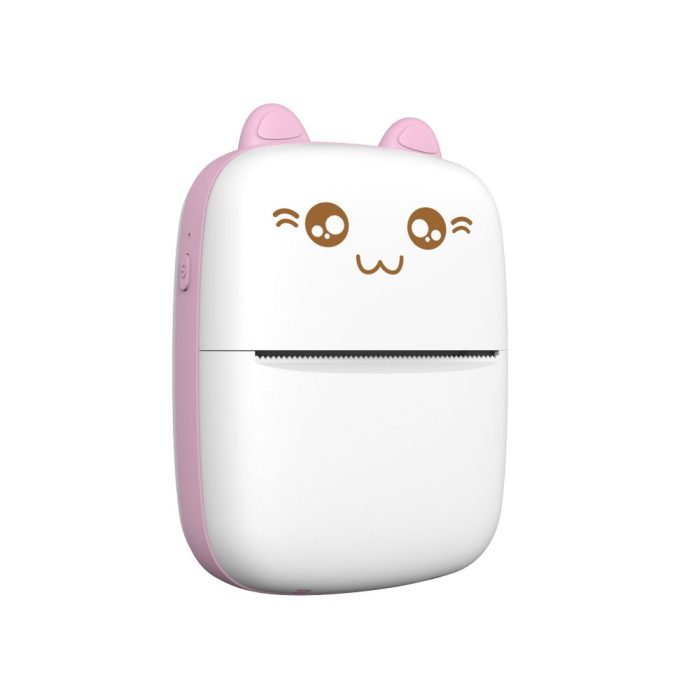 HURC9 Bluetooth Thermal Printer Mini Kitty with App – Pink – Mobit.gr