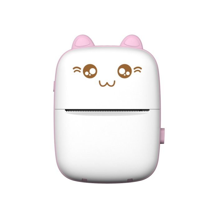 HURC9 Bluetooth Thermal Printer Mini Kitty with App – Pink – Mobit.gr