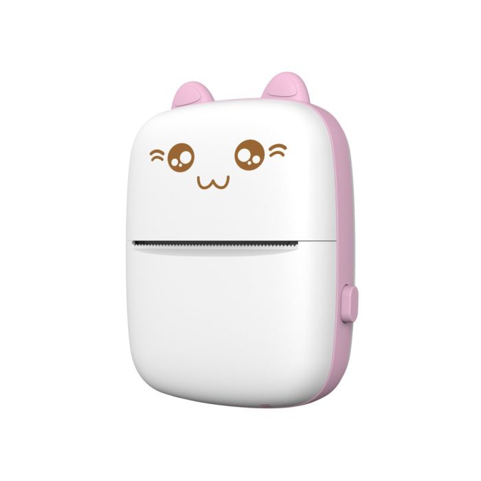 HURC9 Bluetooth Thermal Printer Mini Kitty with App – Pink – Mobit.gr