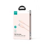 Joyroom Multi-Color Series SA34-AC6 USB-A / USB-C Cable 100W Fast Transfer 1m – Pink – Mobit.gr