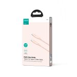 Joyroom Multi-Color Series S-A34 USB-C / USB-C PD 60W 1m Cable – Pink – Mobit.gr