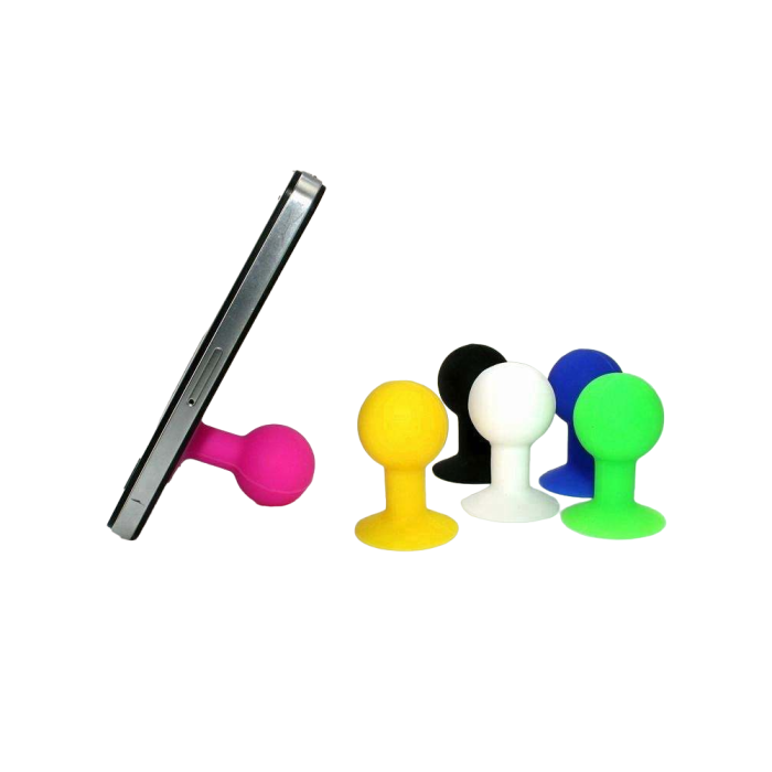 Phone holder with a round head – purple – Mobit.gr