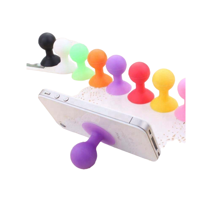 Phone holder with a round head – purple – Mobit.gr