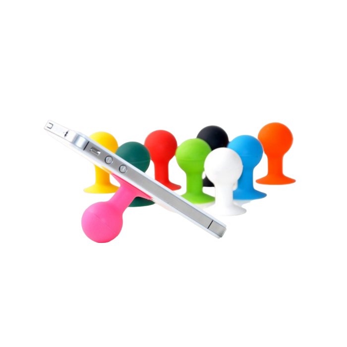 Phone holder with a round head – purple – Mobit.gr