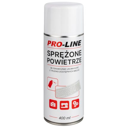 Compressed air for cleaning the electronics of sewing machines PRO-LINE spray 400ml – Mobit.gr