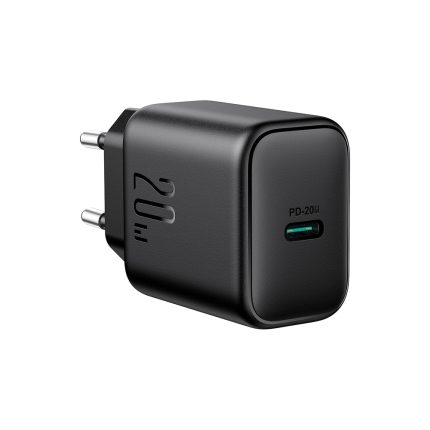 Joyroom JR-TCF20 USB-C PD 20W network charger – black – Mobit.gr