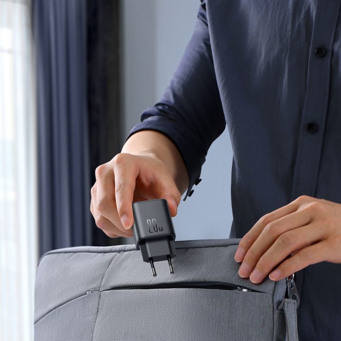 Joyroom JR-TCF20 USB-C PD 20W network charger – black – Mobit.gr