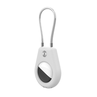 Apple AirTag Case with Steel Cable – White | Θήκη Κινητού – Mobit.gr