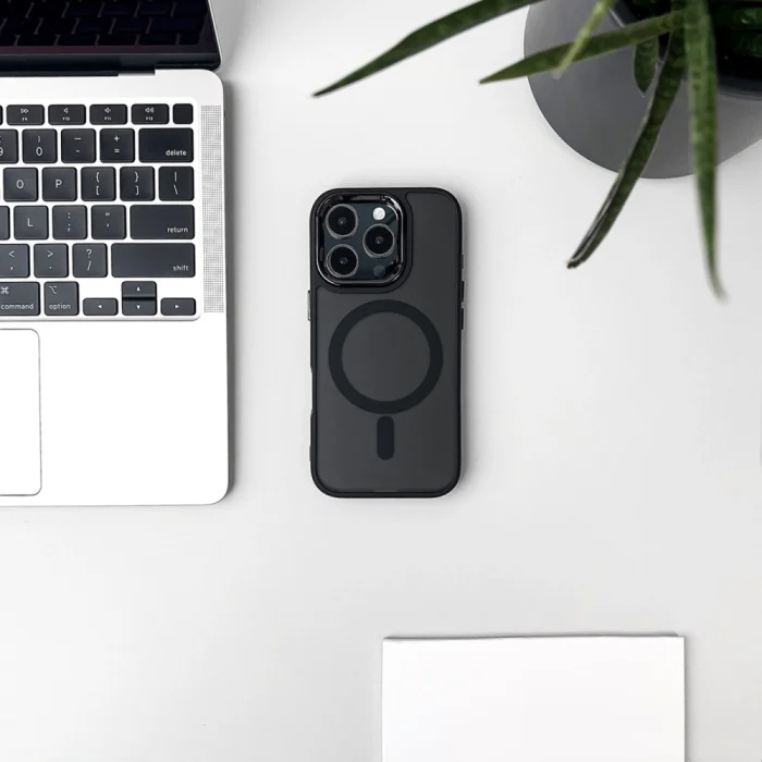 Glitter Case with MagSafe for Samsung Galaxy A16 5G – Black – Mobit.gr