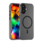 Magnetic Abrasive iPhone 17 Case Compatible with MagSafe – Matte Black – Mobit.gr