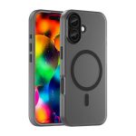 Magnetic Abrasive iPhone 17 Case Compatible with MagSafe – Matte Black – Mobit.gr