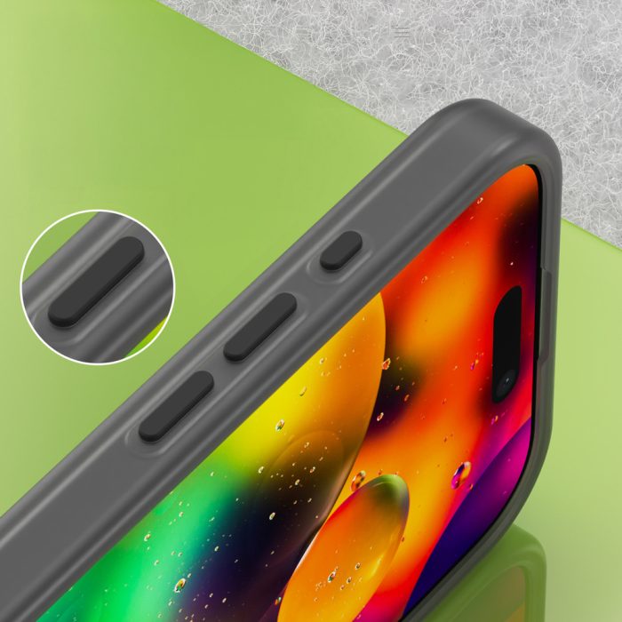 Magnetic Abrasive iPhone 17 Case Compatible with MagSafe – Matte Black – Mobit.gr