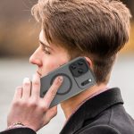 Magnetic Abrasive iPhone 17 Pro Max Case Compatible with MagSafe – Matte Black – Mobit.gr