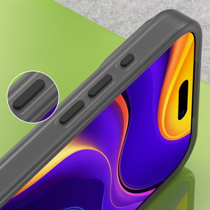 Magnetic Abrasive iPhone 17 Pro Max Case Compatible with MagSafe – Matte Black – Mobit.gr