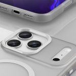 Magnetic Abrasive Case for iPhone 17 Pro Max Compatible with MagSafe – Matte White – Mobit.gr