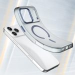 Magnetic Abrasive iPhone 17 Pro Max Case Compatible with MagSafe – Matte Blue – Mobit.gr